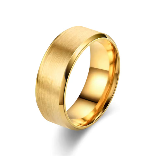 Elegant Brushed Finish Ring